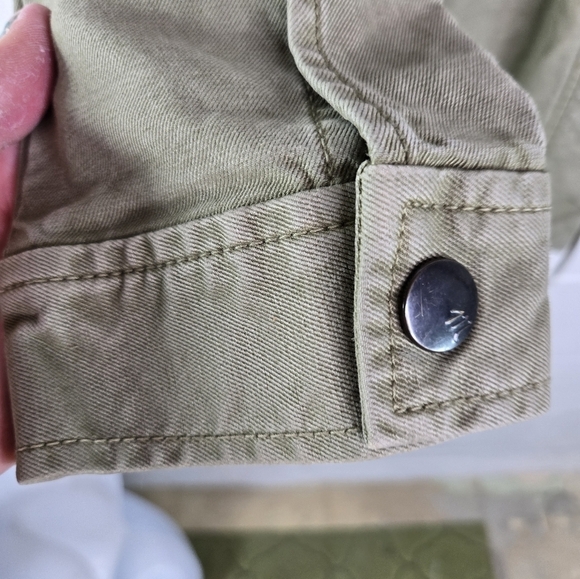 Madewell Brimfield khaki hooded army utility jacket - Picture 13 of 15